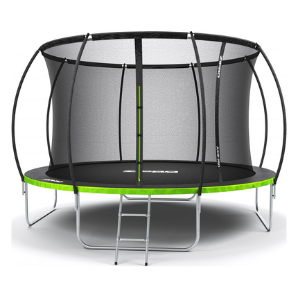 Trampoliini ZIPRO Jump Pro Premium Garden Trampoliini sisäverkolla, halkaisija 374 cm