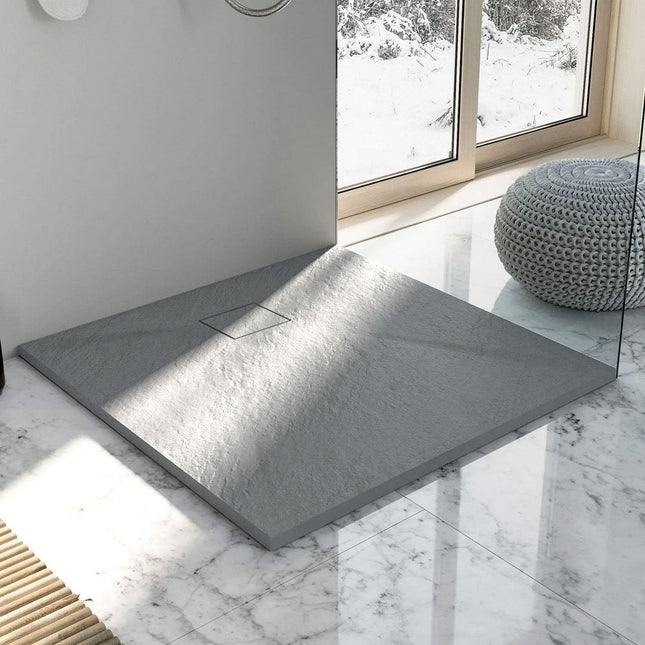 Magnum Grey suihkuallas 90x90 – Harmaa