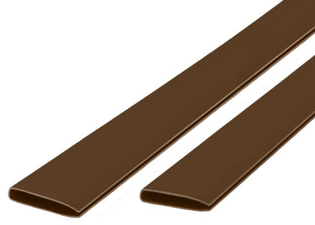 Päällysnauha PVC-matolle 10x1m Suklaa – Musta