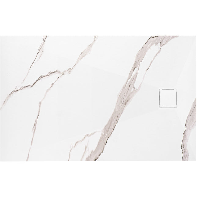 Magnum CARRARA WHITE suihkuallas 90x120 – Valkoinen