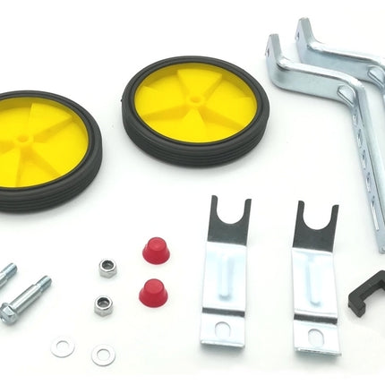 Apupyörät 12-20", keltaista muovia