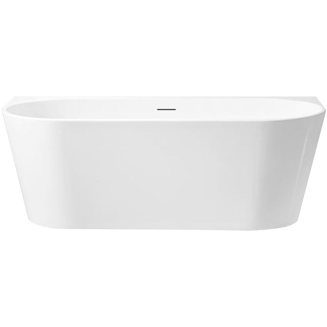 CAPRI seinäakryylikylpyamme 150cm – Musta