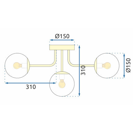 Lamppu Gold APP1575-5C – Kulta