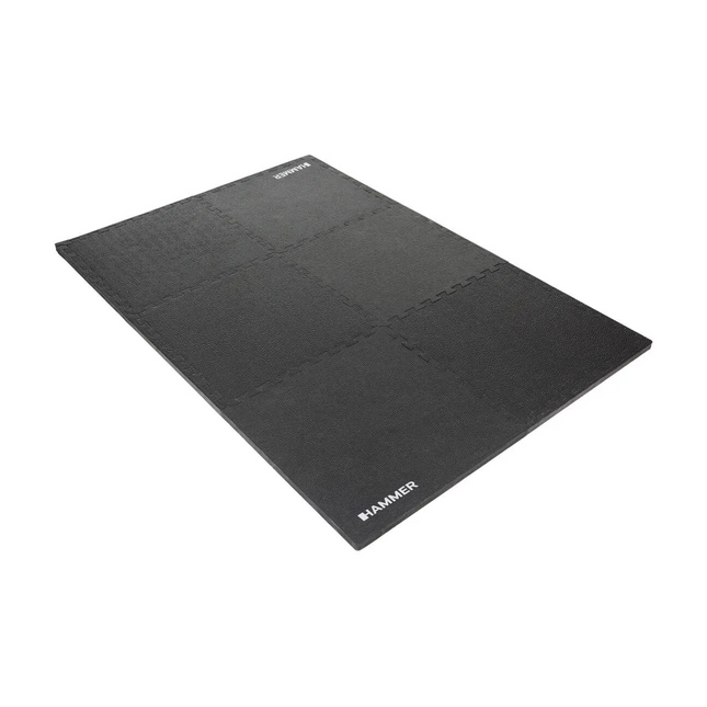 HAMMER Puzzlemat Ammattimainen jumppamatto, 156x104 cm, 6-osainen