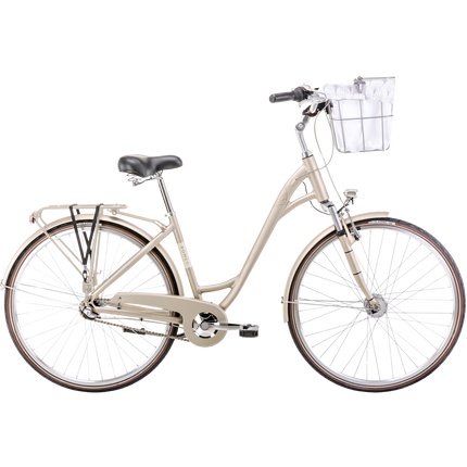 ROMET Art Deco Classic -polkupyörä, 28" etukori, beige (L)