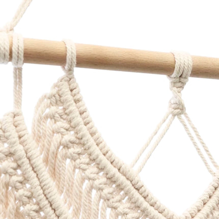 BOHO MACRAME SEINÄKORISTE SISUSTUSSETTI + ECRU MACRAME