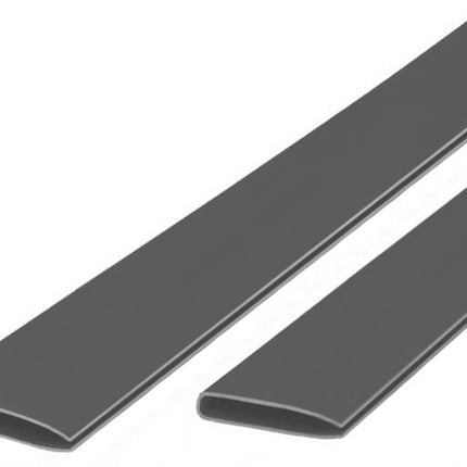 Päällyslista PVC-matolle 10x1m Tummanharmaa – Musta