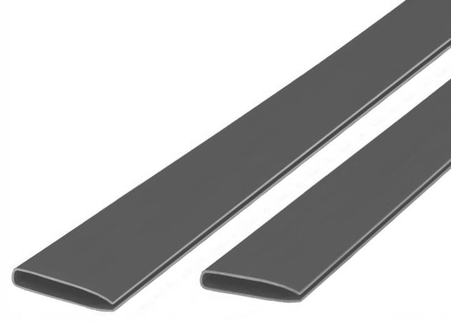 Päällyslista PVC-matolle 10x1m Tummanharmaa – Musta
