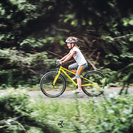 Ultrakevyt lasten polkupyörä Beany Zero 24, 8-12v, 24 tuumaa (keltainen)