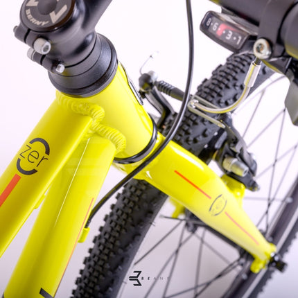 Ultrakevyt lasten polkupyörä Beany Zero 24, 8-12v, 24 tuumaa (keltainen)