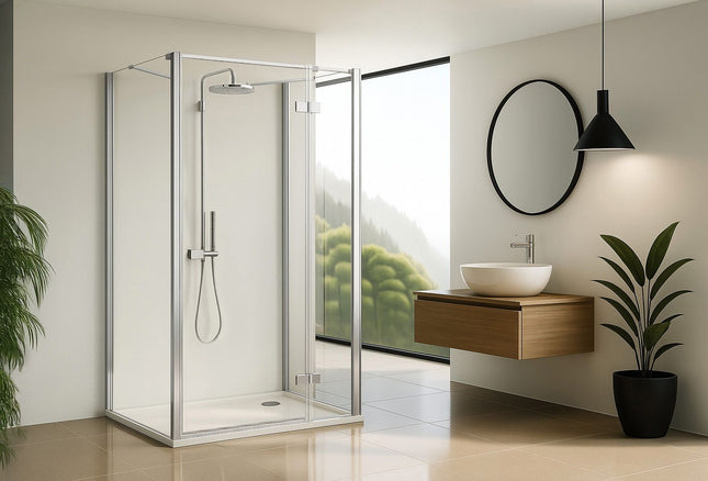 Rea suihkukaappi Rea Atlas 120x80 Chrome – Kromi