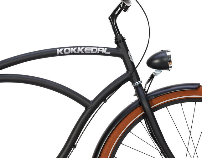 Tyylikäs risteilypyörä Kokkedal Hero, 28 tuumaa, 3 vaihdetta
