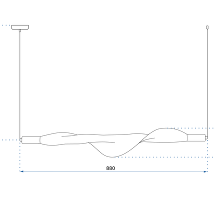 RIIPPUVA KATTOVALAISIN LED APP1446-CP Black – Musta