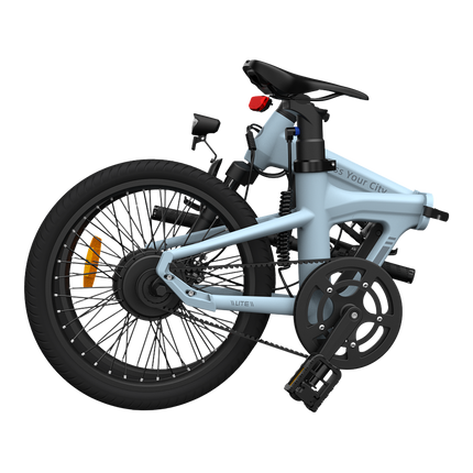 Taittuva sähköpyörä ADO A20S AIR etujousituksella, sininen