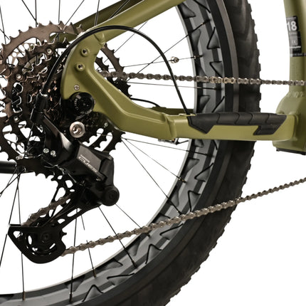 Sähköinen rasvapyörä LEADER FOX Braga 26": Vihreä (L)