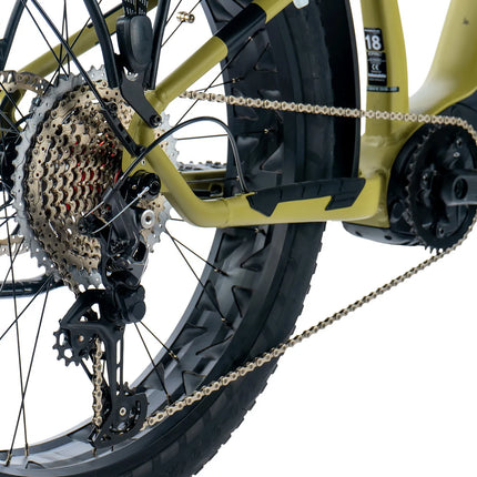 Sähköinen fatbike LEADER FOX Brasa 26": Vihreä (L)