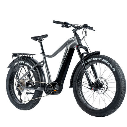Sähköinen fatbike LEADER FOX Brasa 26": Harmaa (M)