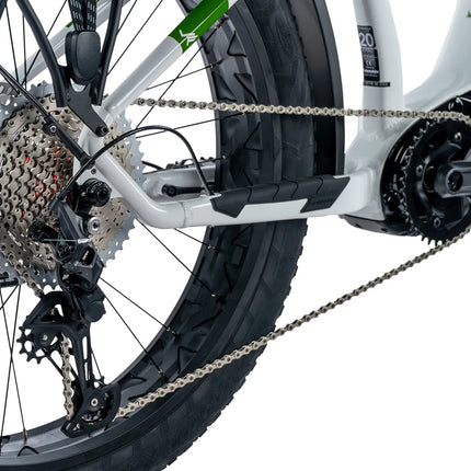 Sähköinen rasvapyörä LEADER FOX Brasa 26": Valkoinen (M)