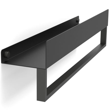 Kylpyhuoneen hylly SF01 45cm, matta musta – Musta