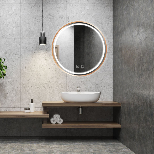 LED SEINÄPEILI 50cm MMJ BRUSH ROSE GOLD – Kulta