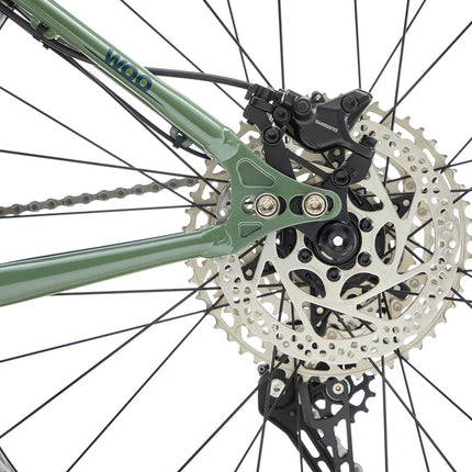 Fatbike KONA Woo, 26" kiiltävä metalli (vihreä) (XL)