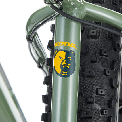 Fatbike KONA Woo, 26" kiiltävä metalli (vihreä) (XL)