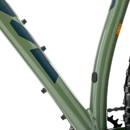 Fatbike KONA Woo, 26" kiiltävä metalli (vihreä) (S)