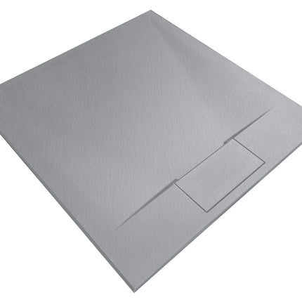 Basalttiharmaa suihkuallas 90x90 – Musta