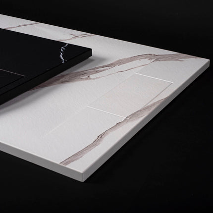 Basaltti CARRARA BLACK suihkuallas 90x90 – Musta
