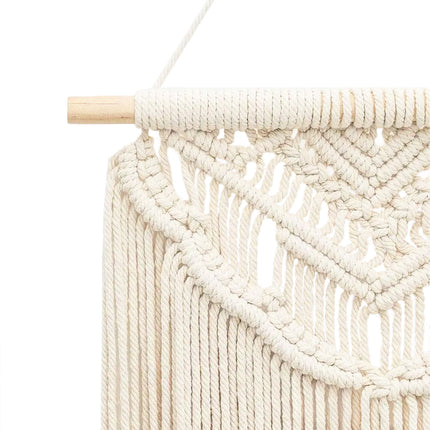 BOHO MACRAME SEINÄKORISTE SISUSTUSSETTI + ECRU MACRAME