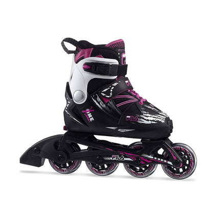 Lasten rullaluistimet FILA X-One G, musta-vaaleanpunainen (XL)