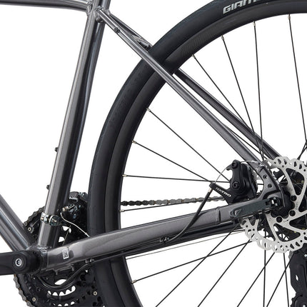 Polkupyörä Giant Escape Disc 3 metallinvärinen musta (S)