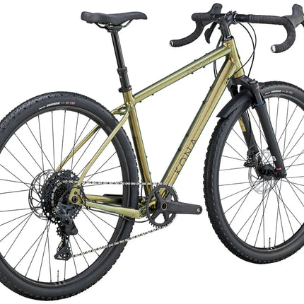 Sorapyörä KONA Ouroboros AL, kiiltävä metallinhohtoinen Turismo Olive (vihreä) (M)