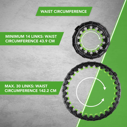 Säädettävä hulavanne painolla TUNTURI Säädettävä hulavanne, iso sis. painot