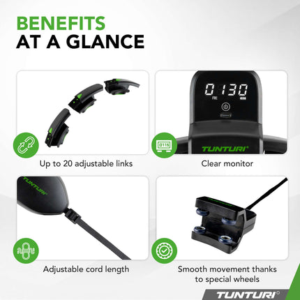 Säädettävä hulavanne painolla TUNTURI Smart Säädettävä hulavanne sis. Näyttö