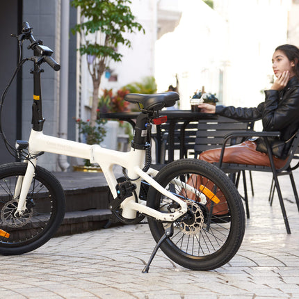 Kokoontaittuva sähköpyörä ADO A20 AIR, valkoinen