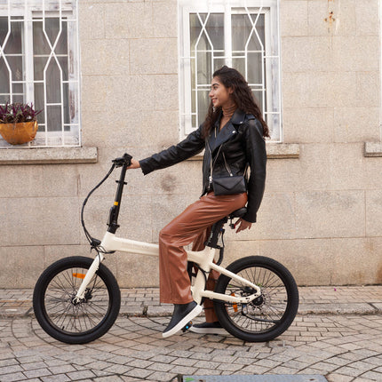 Kokoontaittuva sähköpyörä ADO A20 AIR, valkoinen