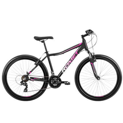 Polkupyörä ROMET Jolene 6.0, 26" musta-pinkki (L)