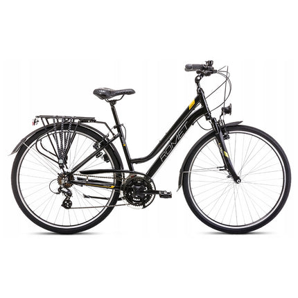 Naisten polkupyörä ROMET Gazela 0, musta (L)