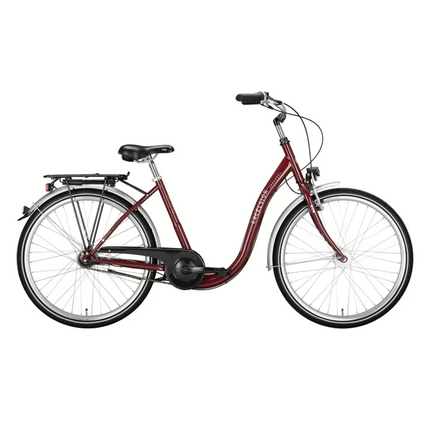 EXCELSIOR Pagoba ND erittäin matalarunkoinen polkupyörä, Wine Red