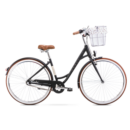 Polkupyörä ROMET Pop Art Eco 26, etukori, musta (M)