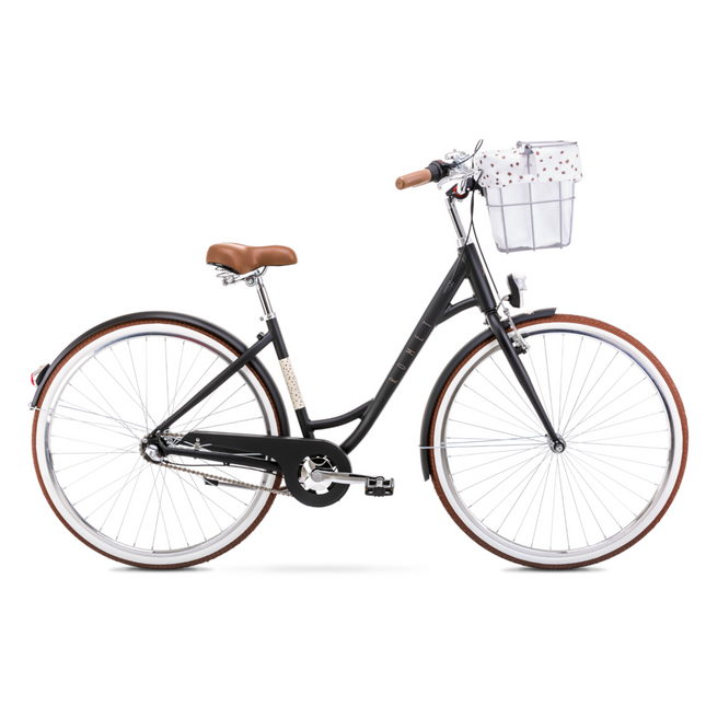 Polkupyörä ROMET Pop Art Eco 26, etukori, musta (M)