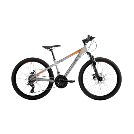 Lasten pyörä ROMET Rambler DIRT 24, harmaa-oranssi