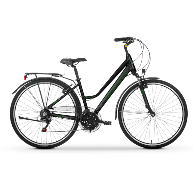 Polkupyörä TABOU Kinetic 1.0 W, musta-vihreä (L)