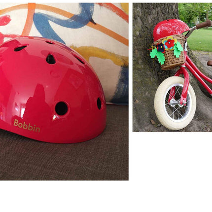 Kypärä BOBBIN Starling, Kirsikanpunainen (S/M)