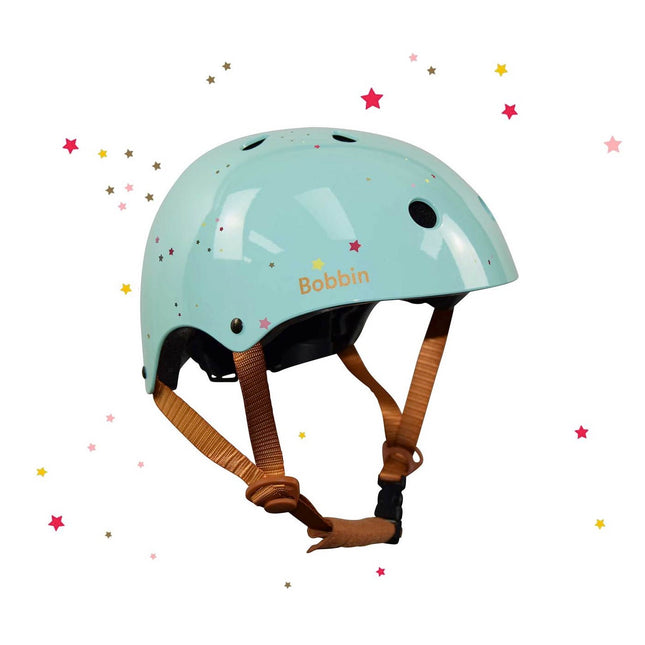 Lasten kypärä BOBBIN Starling, Vihreä Multi Stars (S/M)