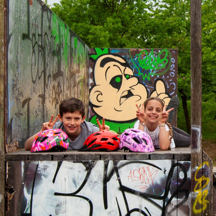 Lasten kypärä LIMAR Kid Pro M, Pink Foliage