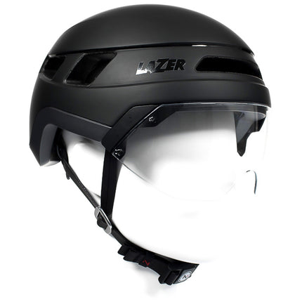 Kypärä LAZER Urbanize, mattamusta (sähköpyöriin) (L)