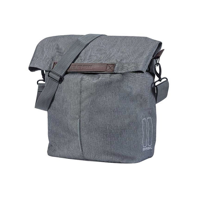 BASIL City Shopper, trendikäs laukku, joka voidaan kiinnittää polkupyörään