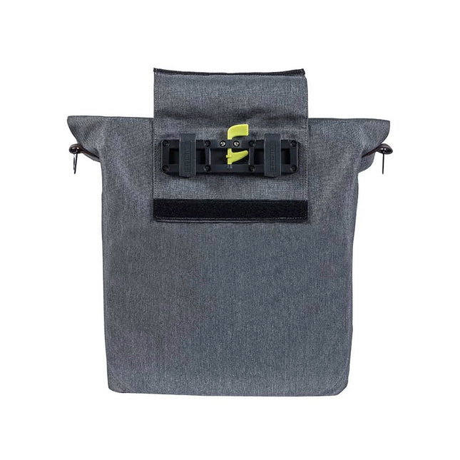 BASIL City Shopper, trendikäs laukku, joka voidaan kiinnittää polkupyörään